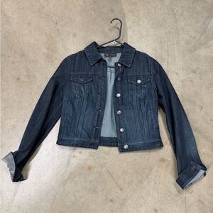 INC International Concepts Dark Indigo Denim Jacket
